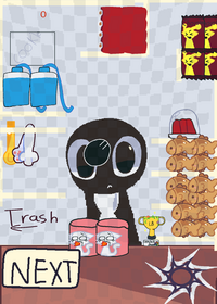 black and jevin (*jevin is a WIP) mukbang
