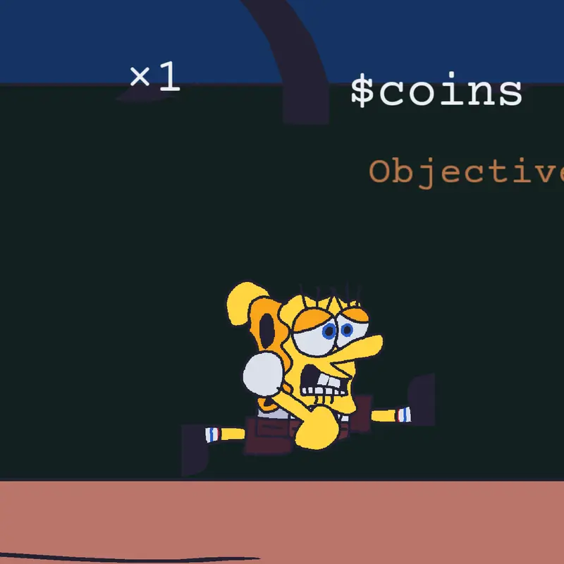 A short squidward apparition gameplay by @BetaMario64