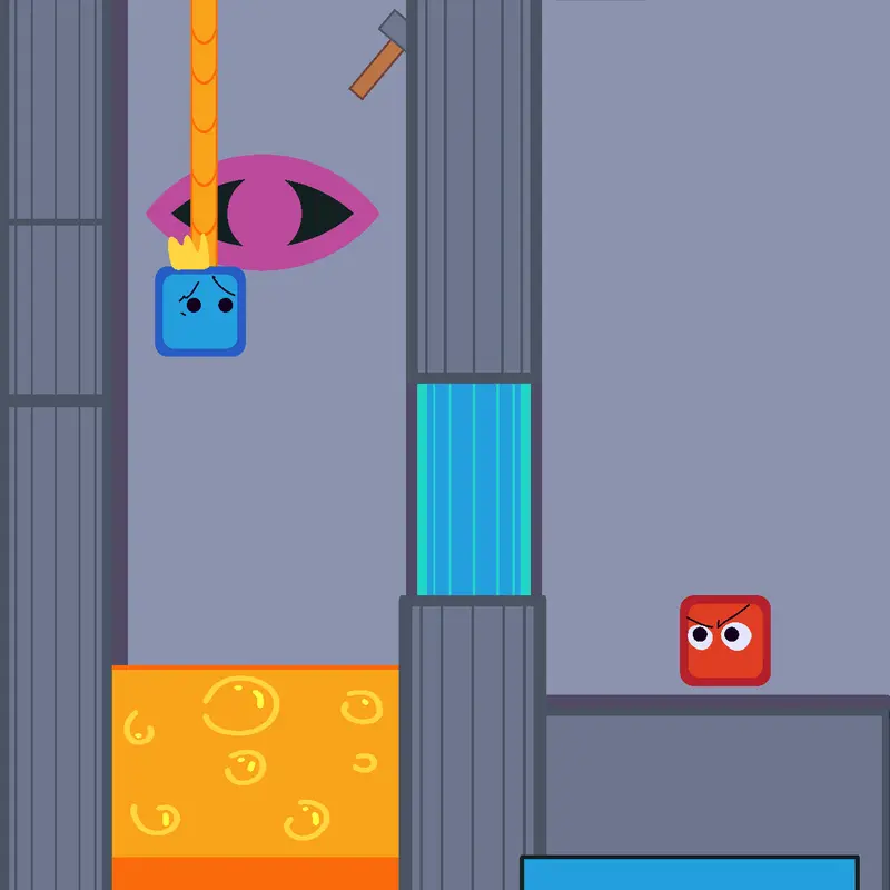 The Lava Ending Game but I Fixed It Blue by @DrakxNow