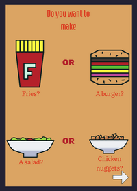 My cooking skills (only fries work, I will...