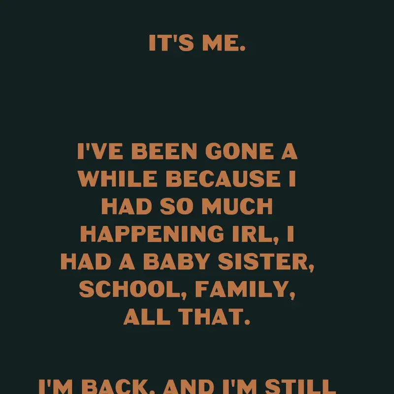 I'm back, people. by @Docta_Z
