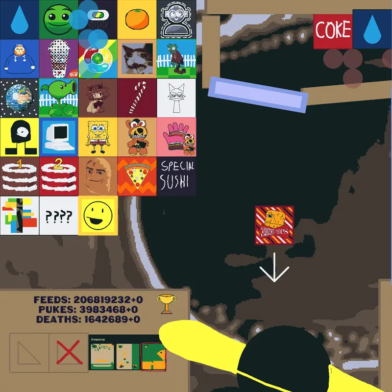 Feed black hole! by @JosedearimateiaFerra