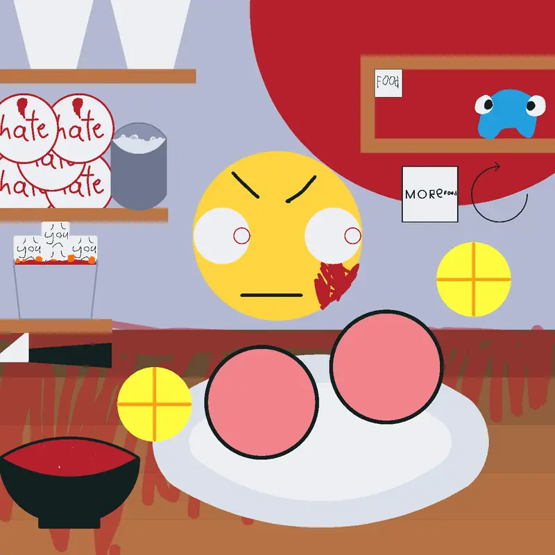 Pib and tib eat by @Shawntyy