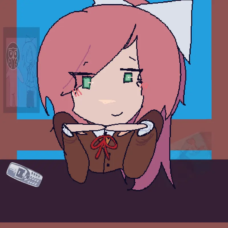 TALK with MONIKA! (wip) by @deeoki