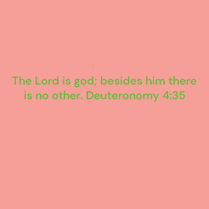 Deuteronomy 4:35 by @nbby