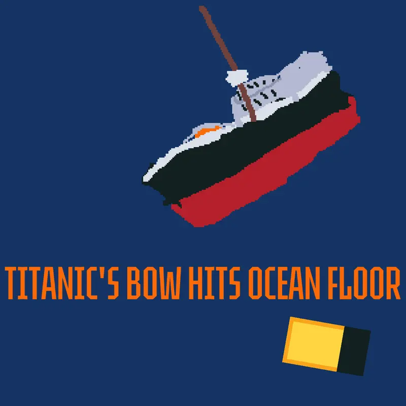 Titanic hits ocean floor by @Ander312