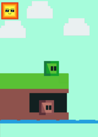 Pixelated ending game!