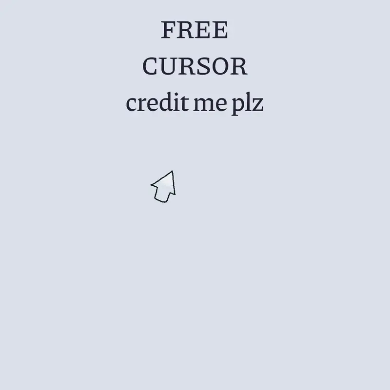 Free cursor by @SODA_BLOB