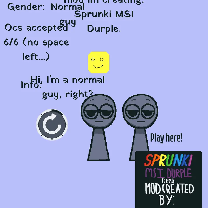 Make a Sprunki Oc for a mod im creating. by @amm70