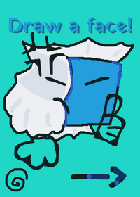 Dandys world- draw a face!