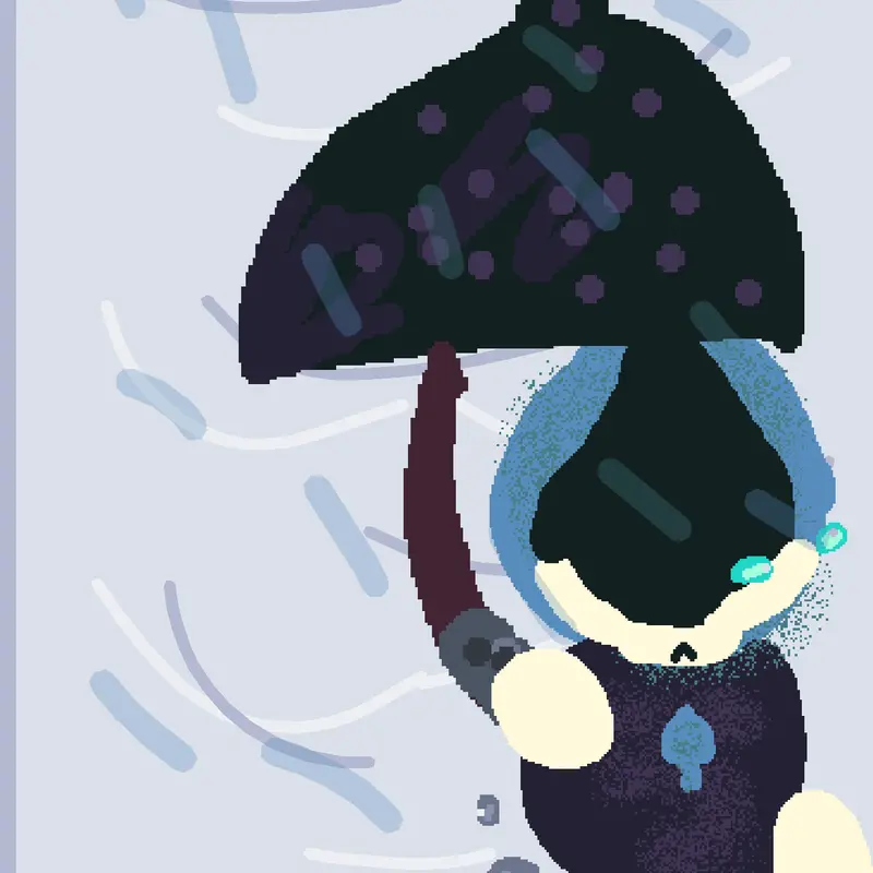 Lancer and the rainy🌧🌧🌧 by @lancer_oficial67