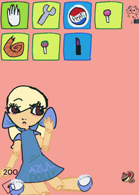 Doll Azul blue opposite