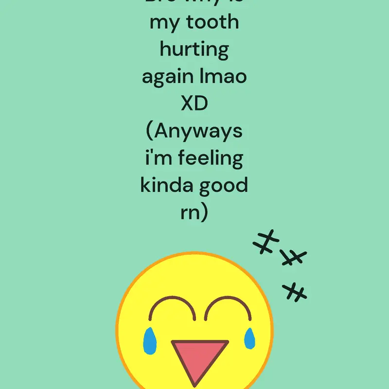 MY TEETH!!! 😭 by @CyberArts