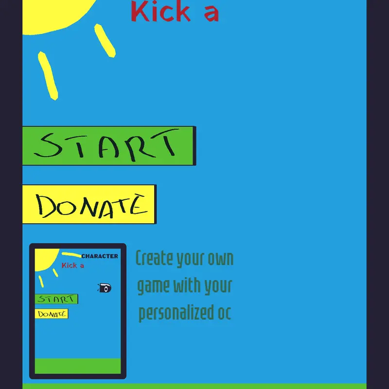 Kick a character by @Davidino_4