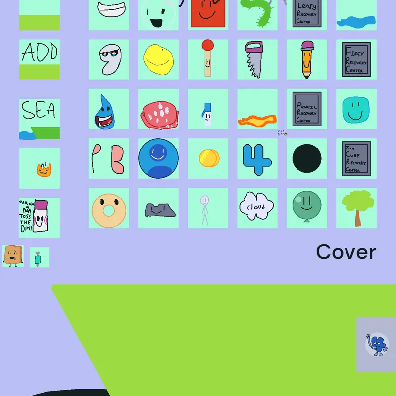 Bfdi #bfdi #bfdia #bfdie #idfb #bfb by @youlittelthingguy