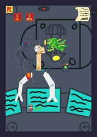 Scientist toilet ragdoll