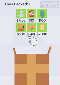 Pack Toys!