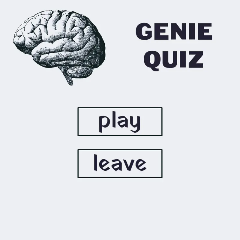 Genie Quiz by @johnnm