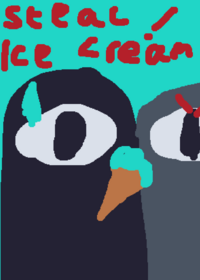 Steal ice cream from kids!!!