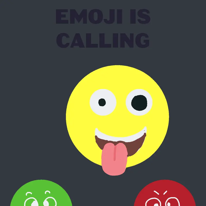 EMOJI IS CALLING📱☎️🤪 by @lelzieeeeee