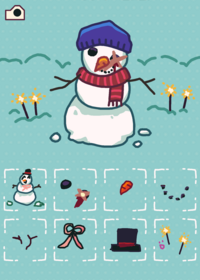 Snow man obviously