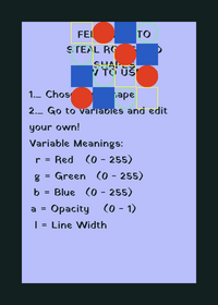 Free RGB Solid Shapes.