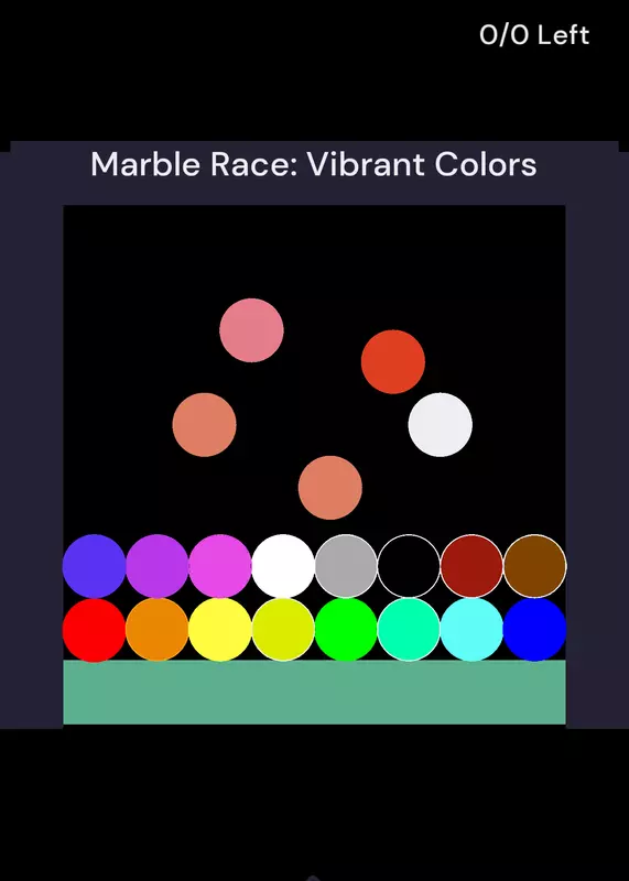 Marble Race Vibrant Colors by @Follo_wing