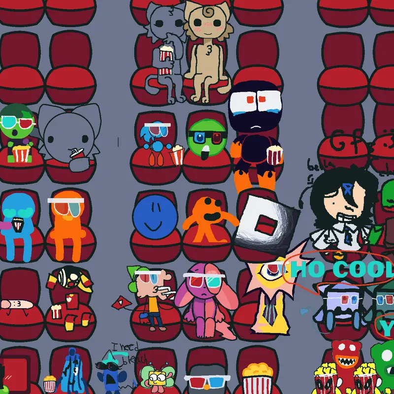 she alone in cinema :P by @xzb
