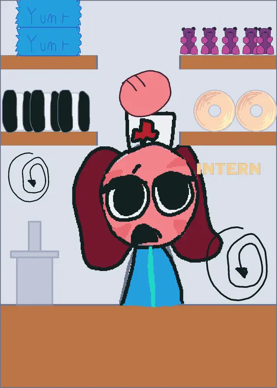 Nurse mukbang. by @Sarahskuraxx