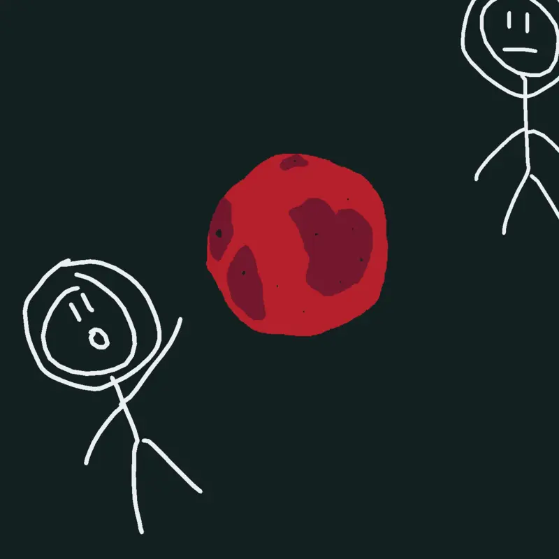 stickmen explore space #1 by @thestickman_dude