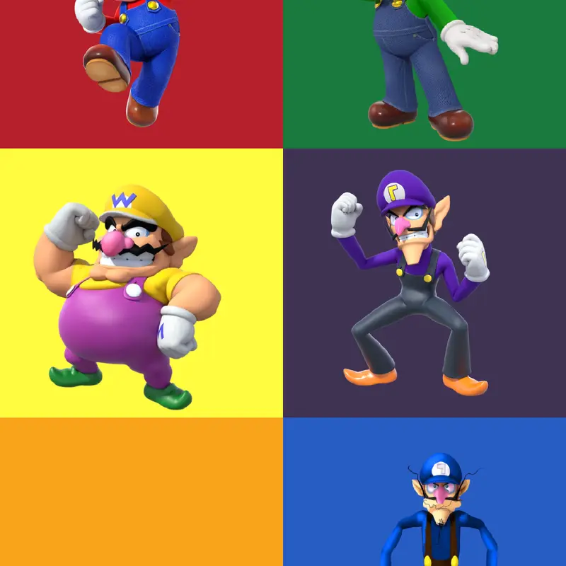 Mario Luigi Wario Waluigi by @close-mallard663
