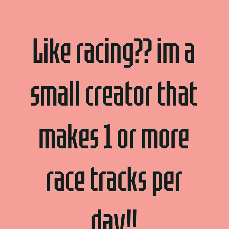 Game by @racetrackmaker
