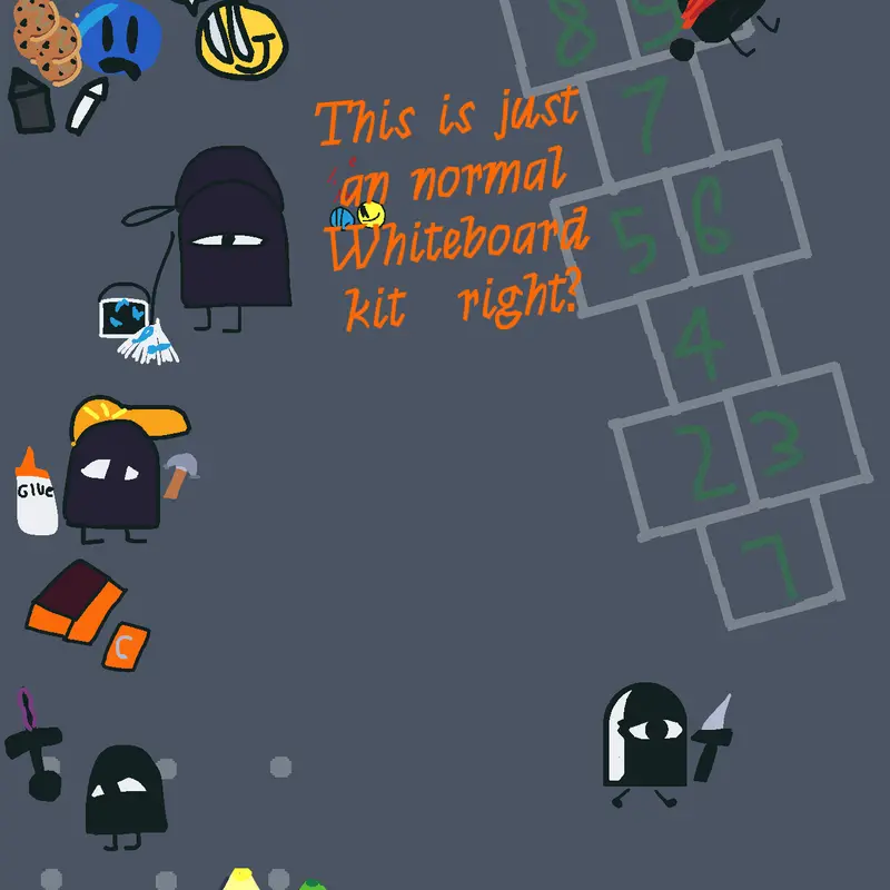 Totally a normal Whiteboard kit… by @leafyyyyyyy