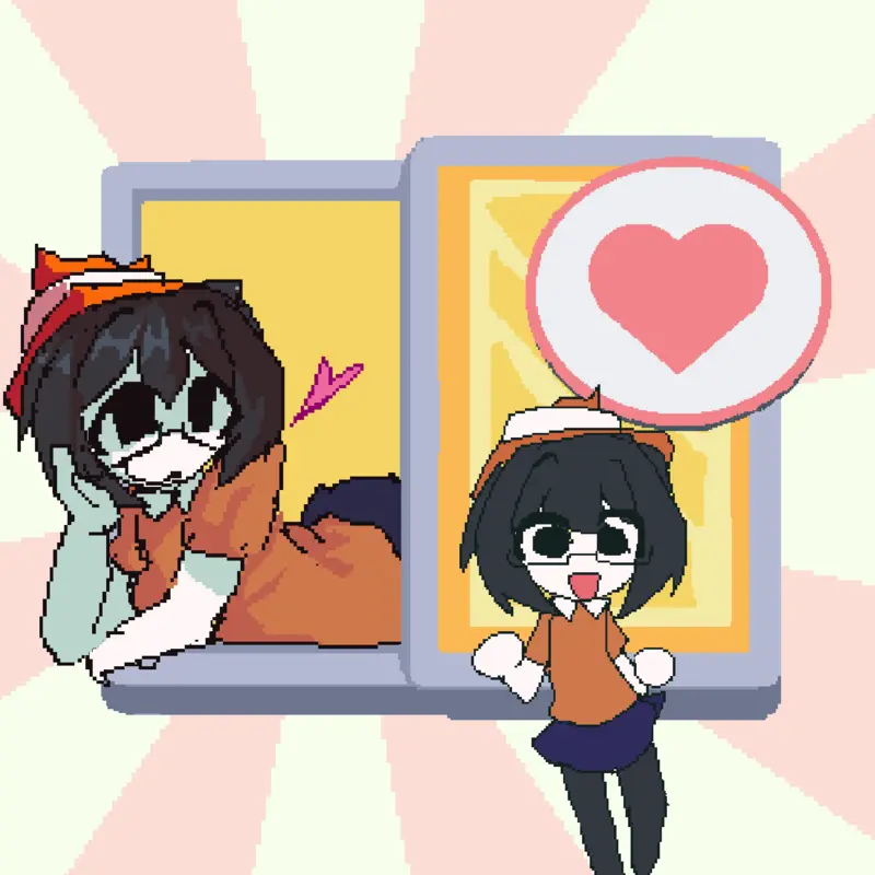 tomodachi life heart trend by @XarryBerry