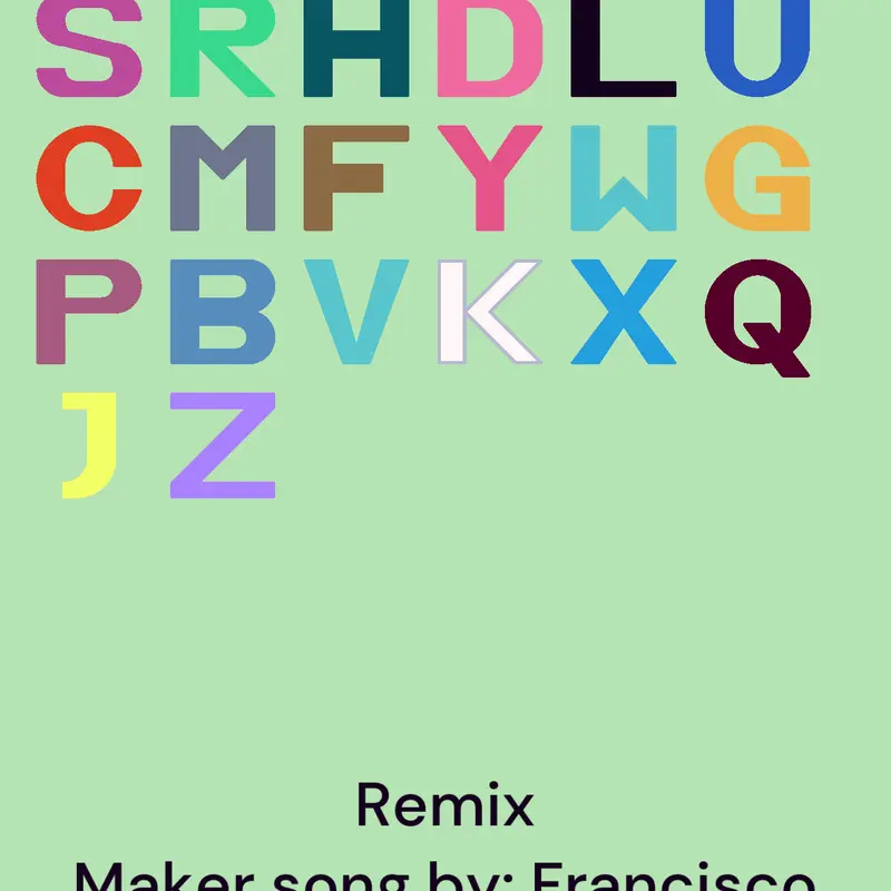 Alphabet by @Francisco2026Pyramixed