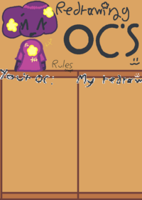 REDRAWING OC'S BAE