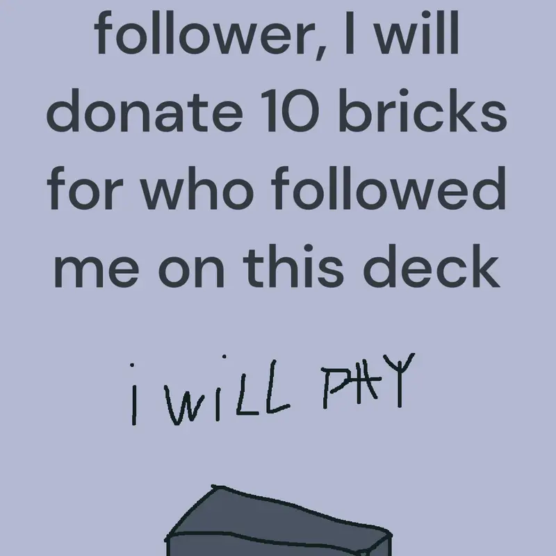 Follow = bricks by @SwightNam