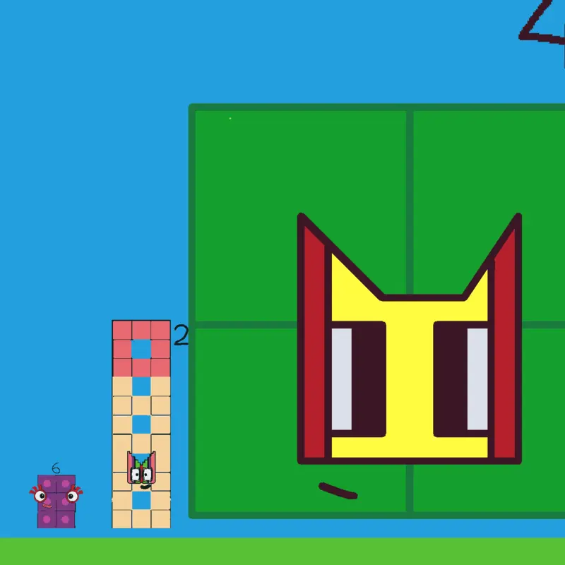 Perfect numbers numberblocks 0 to 10 by @leprechauny