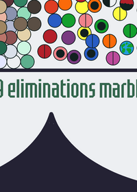 100 balls 99 eliminations marble race