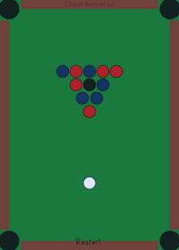 2 player Billiards game