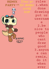 Draw ur dandys world fav toon!
