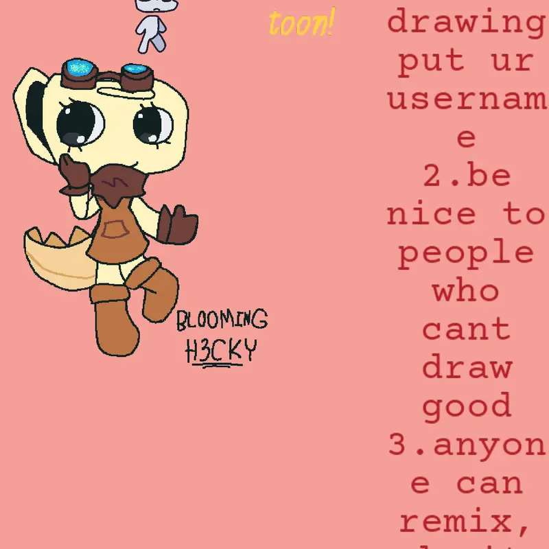Draw ur dandys world fav toon! by @Bl00ming_h3cky