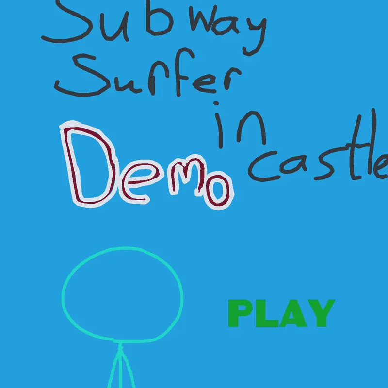 Subway surfers in castle by @Gustingguy