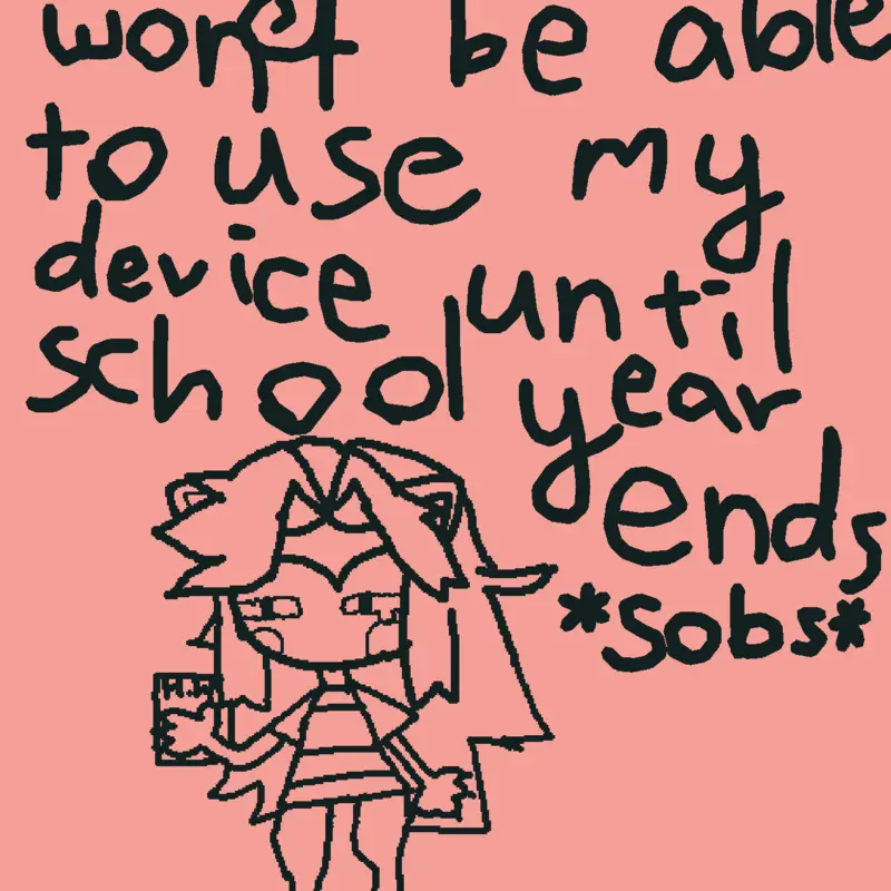 its a rule by my dad :( by @sodikken_