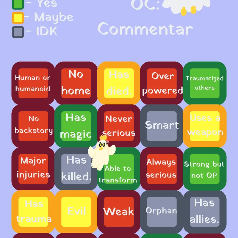 Game by @ImCommentarRooster