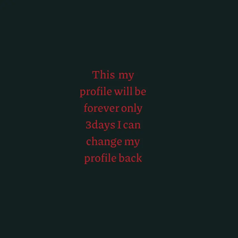 Final profile by @Yaai_395
