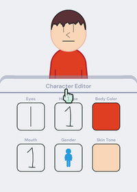 Character Editor (Inspired by the Mii...