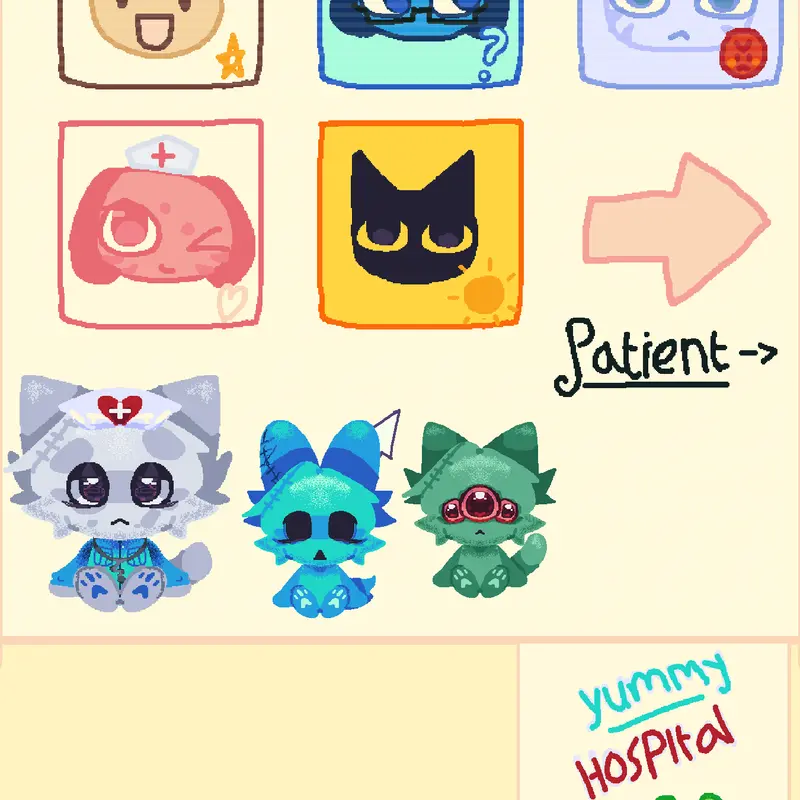Animal hospital mukbang by @Rowan2