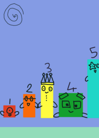 Numberblocks in Algodoo 1-100!