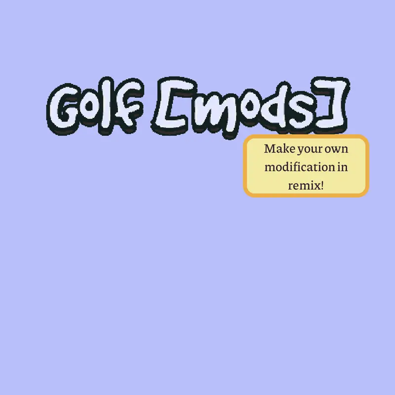 Golf mods by @emojisilly